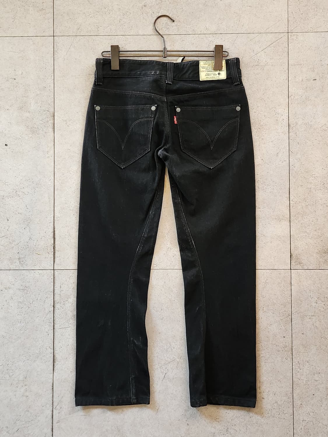 리바이스 엔지니어드 진 블랙 데님 팬츠 상품이미지6
