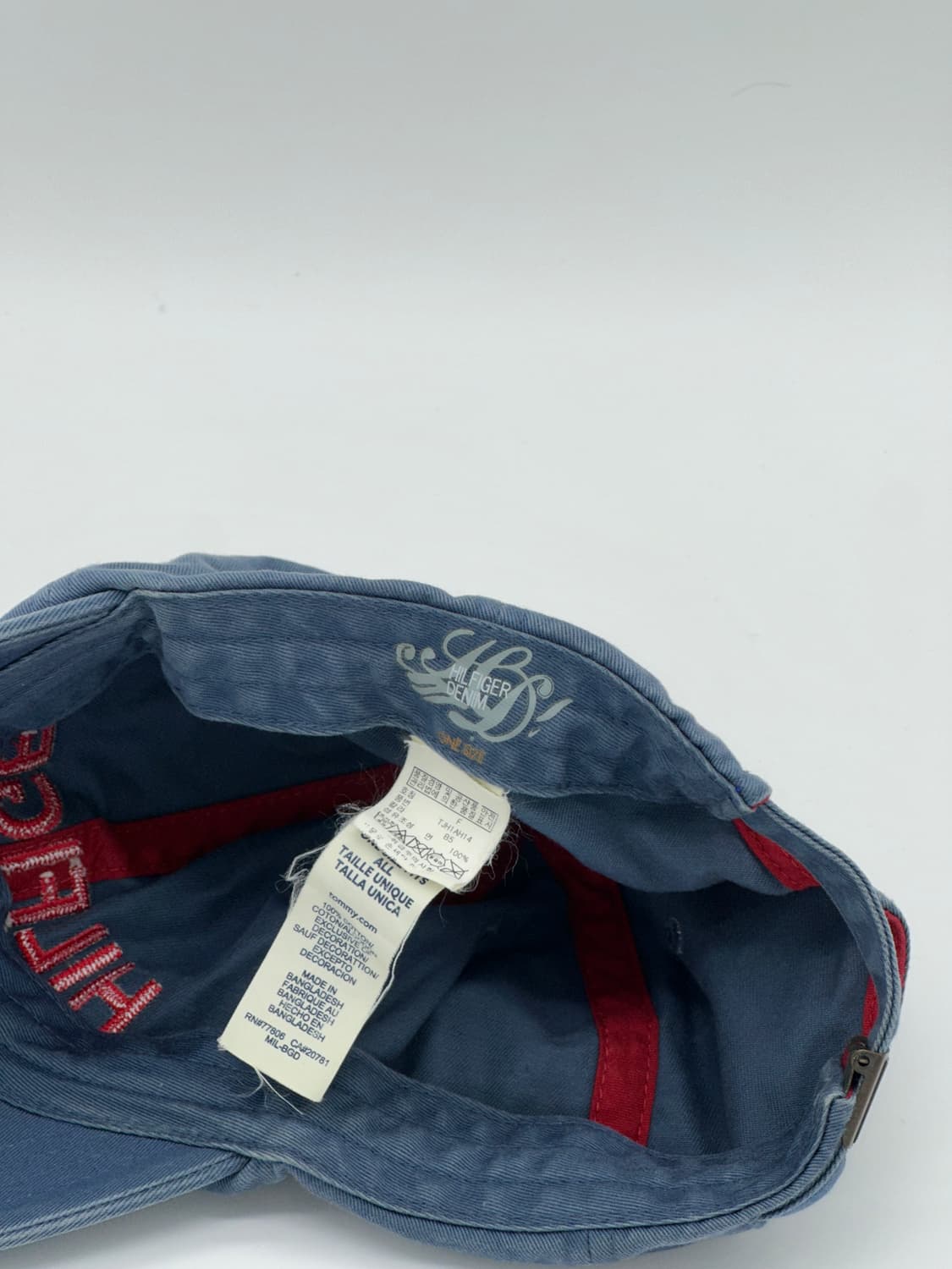 [M-L] 타미힐피거 데님 워싱 볼캡 모자 상품이미지6