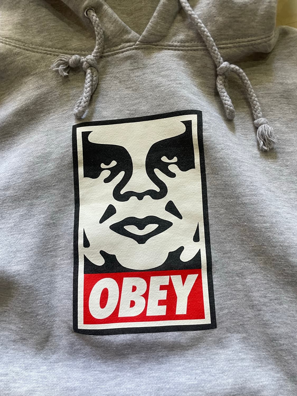 오베이 그레이 후드 M 상품이미지4