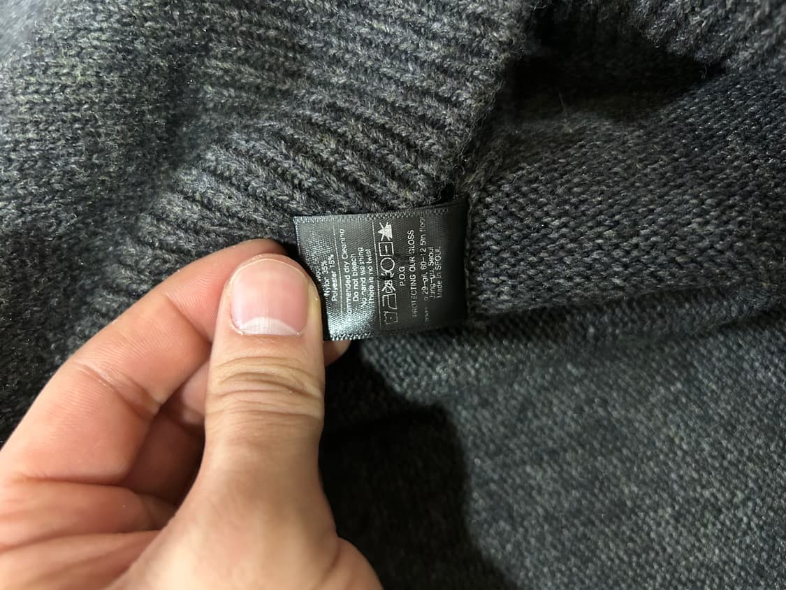 Pog service  Military Neck Knit (1) 상품이미지7