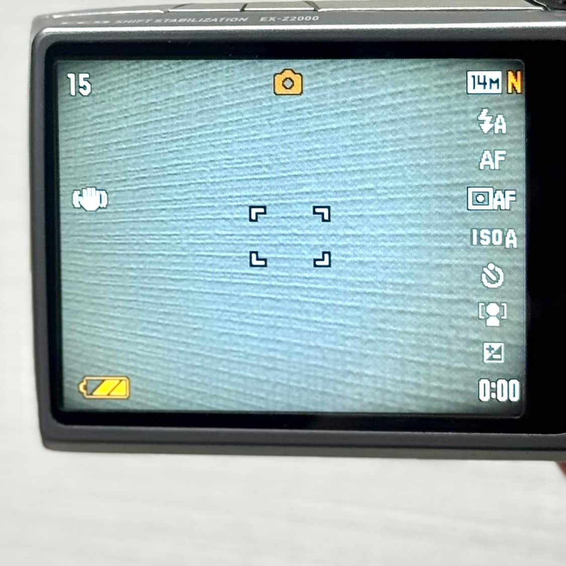 인물 메이크업모드)카시오 엑슬림 Z2000 실버💝Casio Exilim 상품이미지10