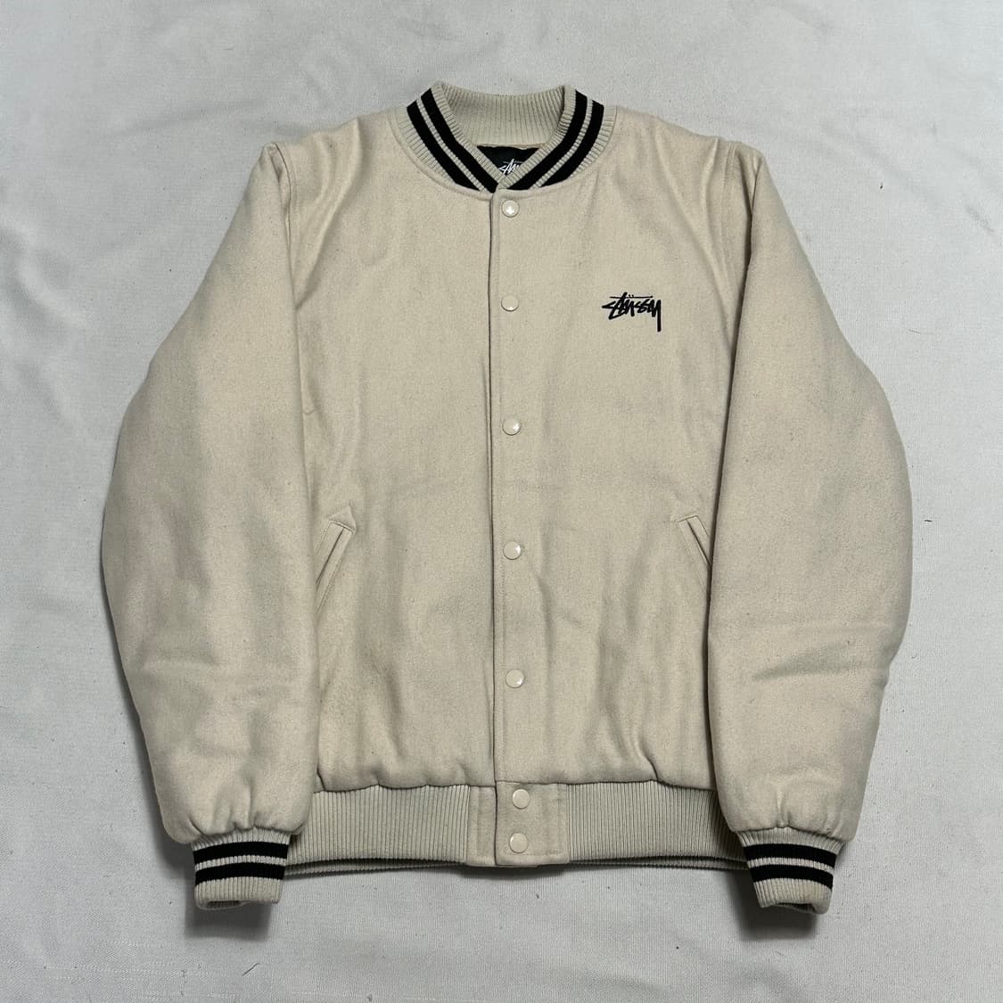 S 스투시 35주년 울 바시티자켓 상품이미지2