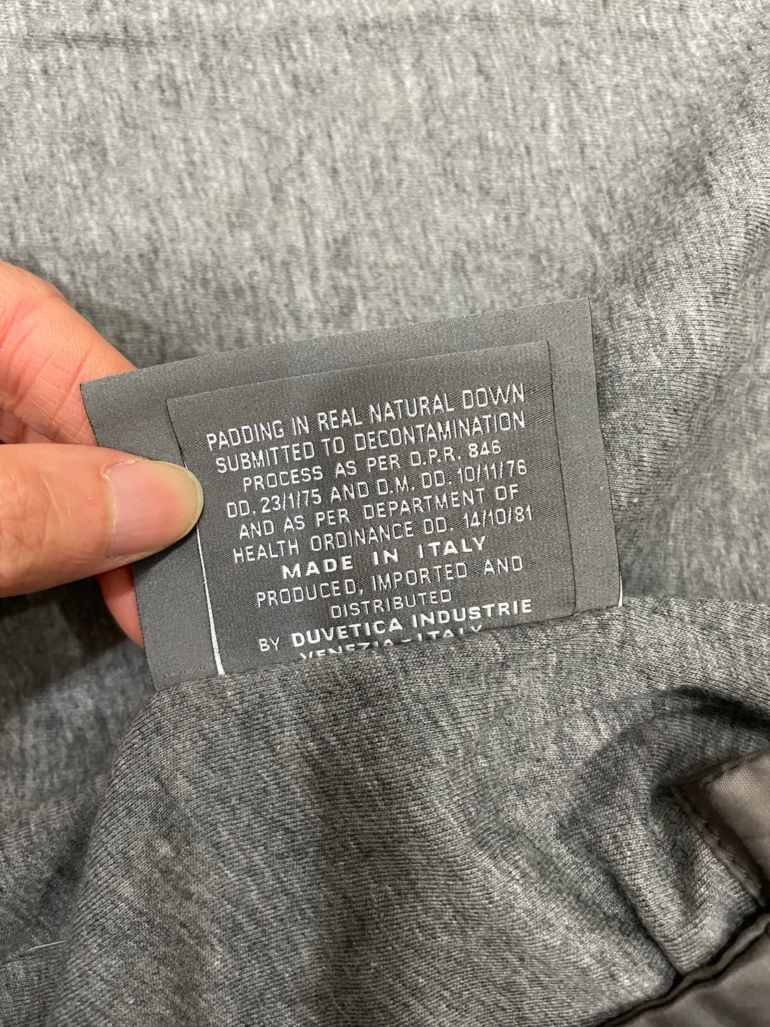 듀베티카 Duvetica 이태리 양가죽 퀼팅 다운 자켓 네이비 48 상품이미지10