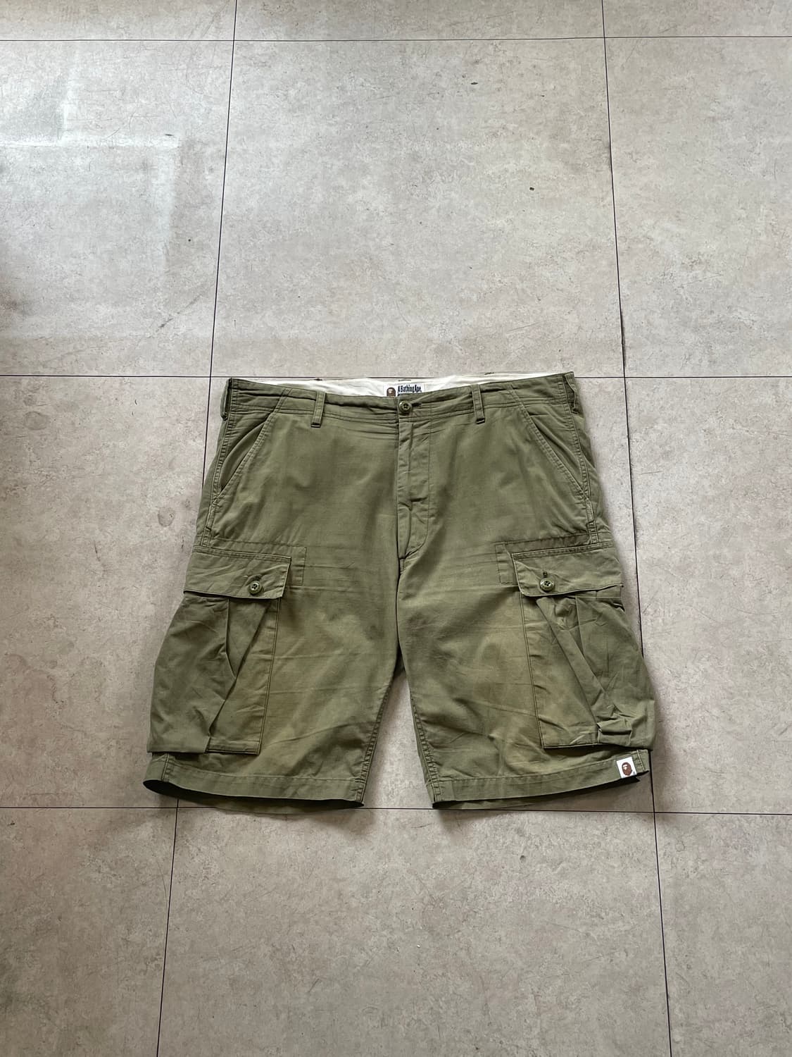 베이프 립스탑 카고 쇼츠 반바지 상품이미지10