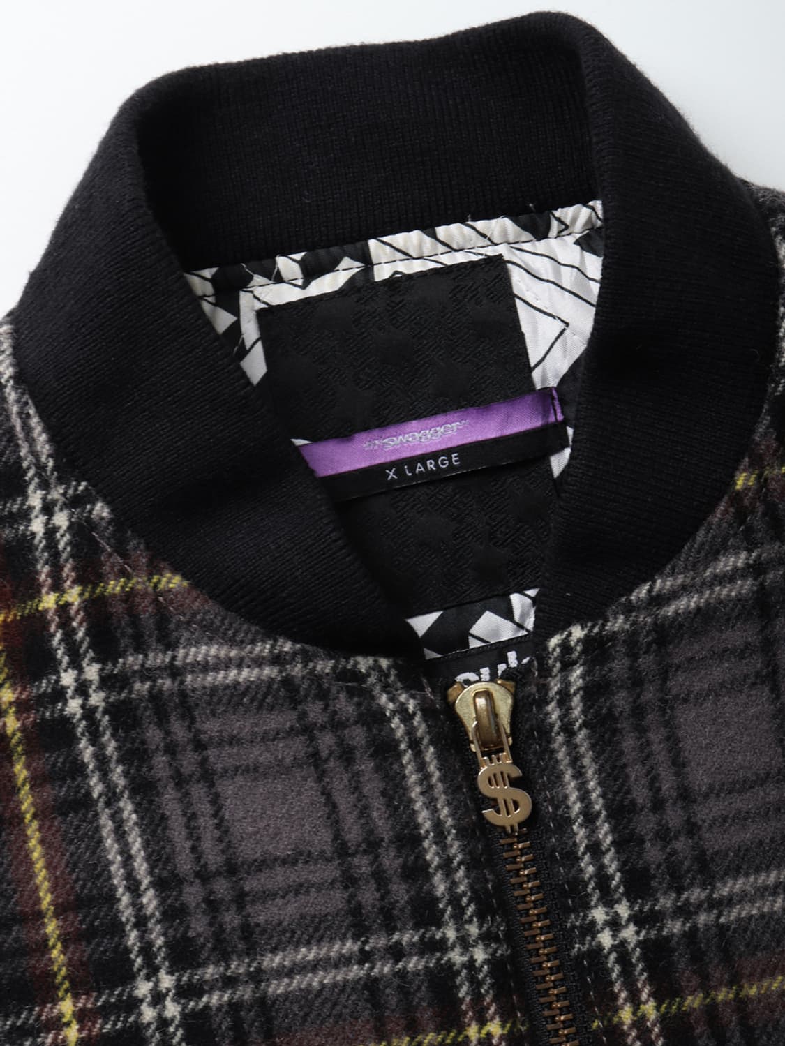 SWAGGER Plaid Wool MA-1 Jacket 상품이미지4