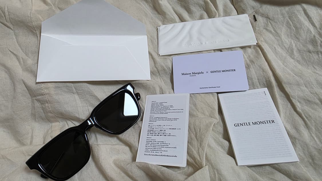 젠틀 몬스터 x 메종 마르지엘라 MM110 블랙 상품이미지4