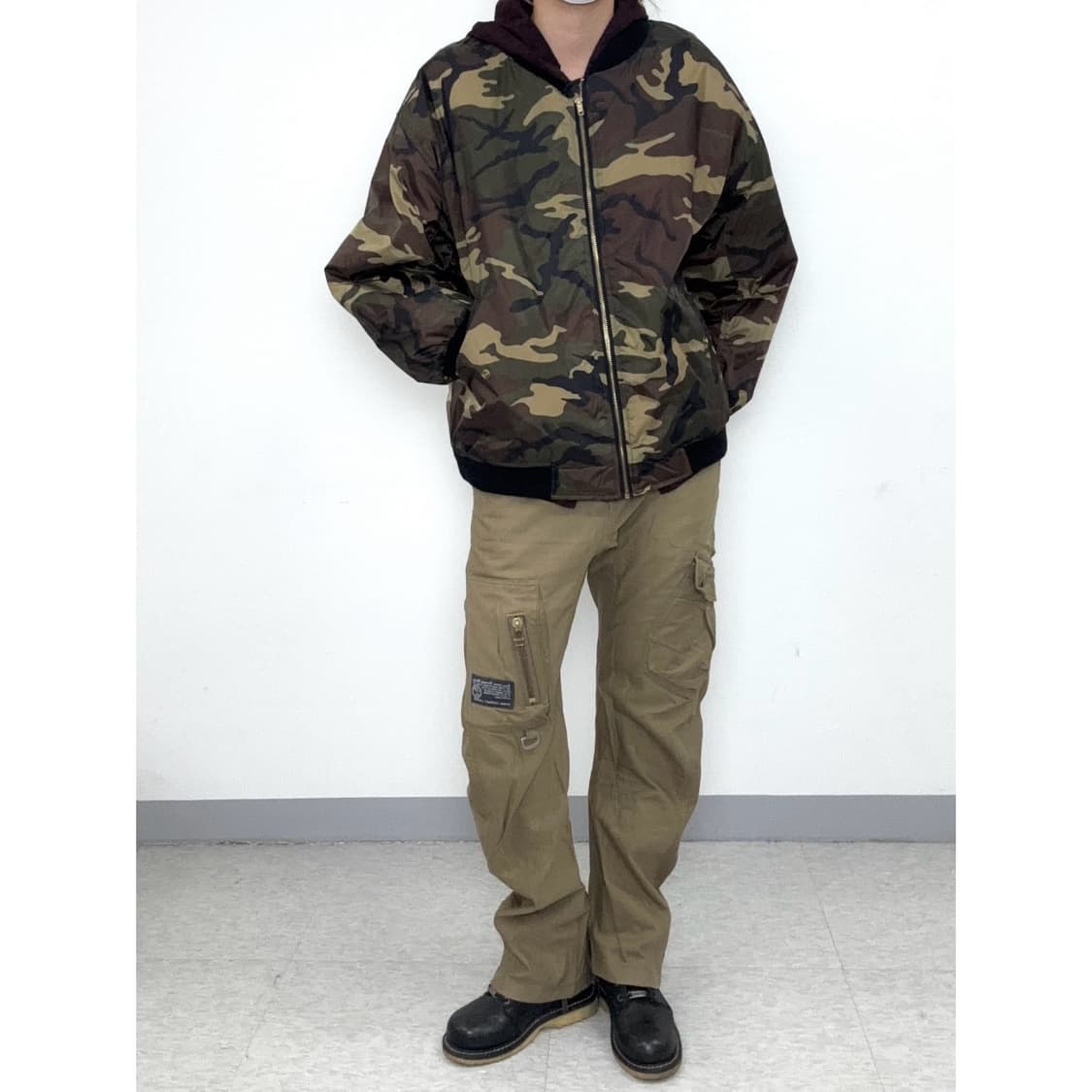 빈티지 카모 블루종 MA1 봄버자켓 상품이미지1