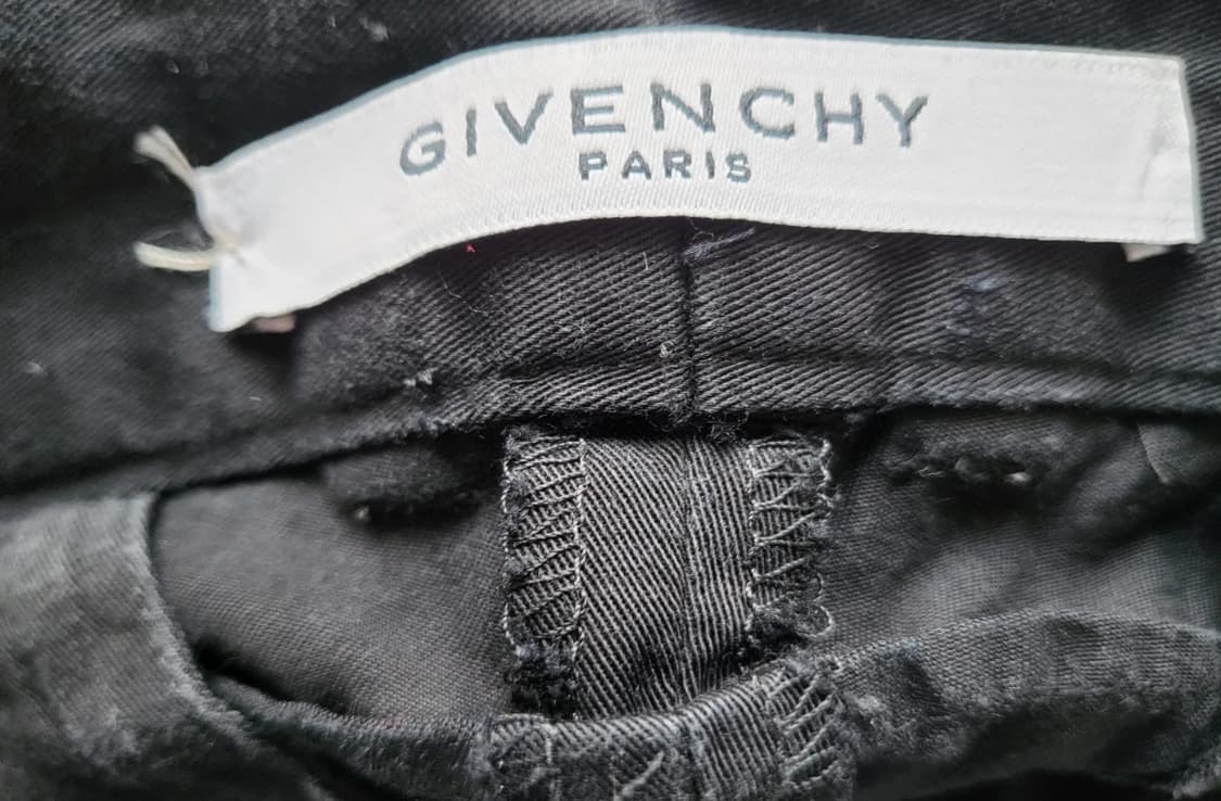 지방시 Givenchy 워싱 블랙 카고 쇼츠 반바지 상품이미지3
