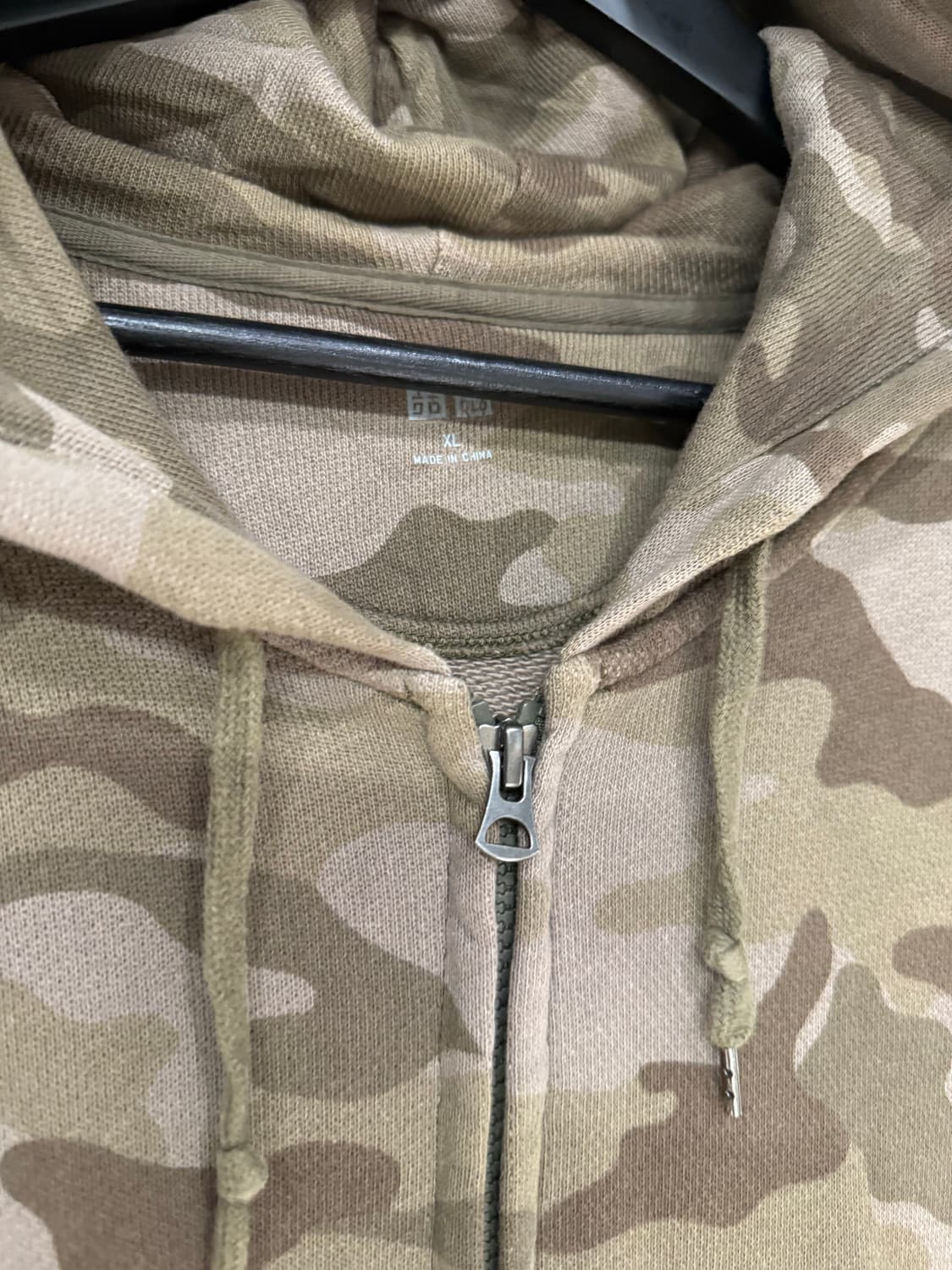 camo pattern 2-way hood zip-up 상품이미지8