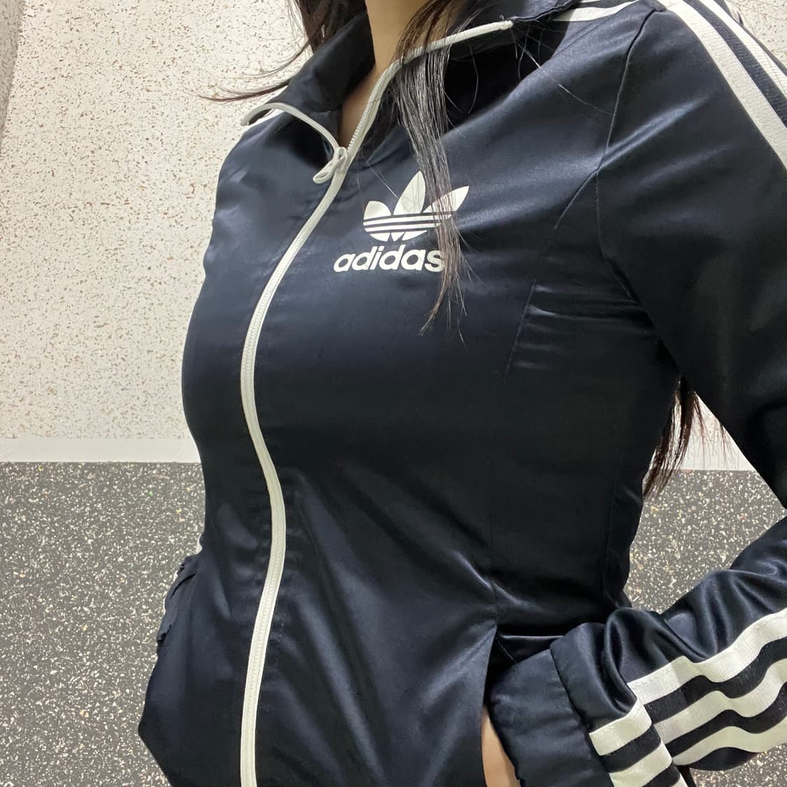아디다스 남흰 져지 트랙탑 상품이미지3