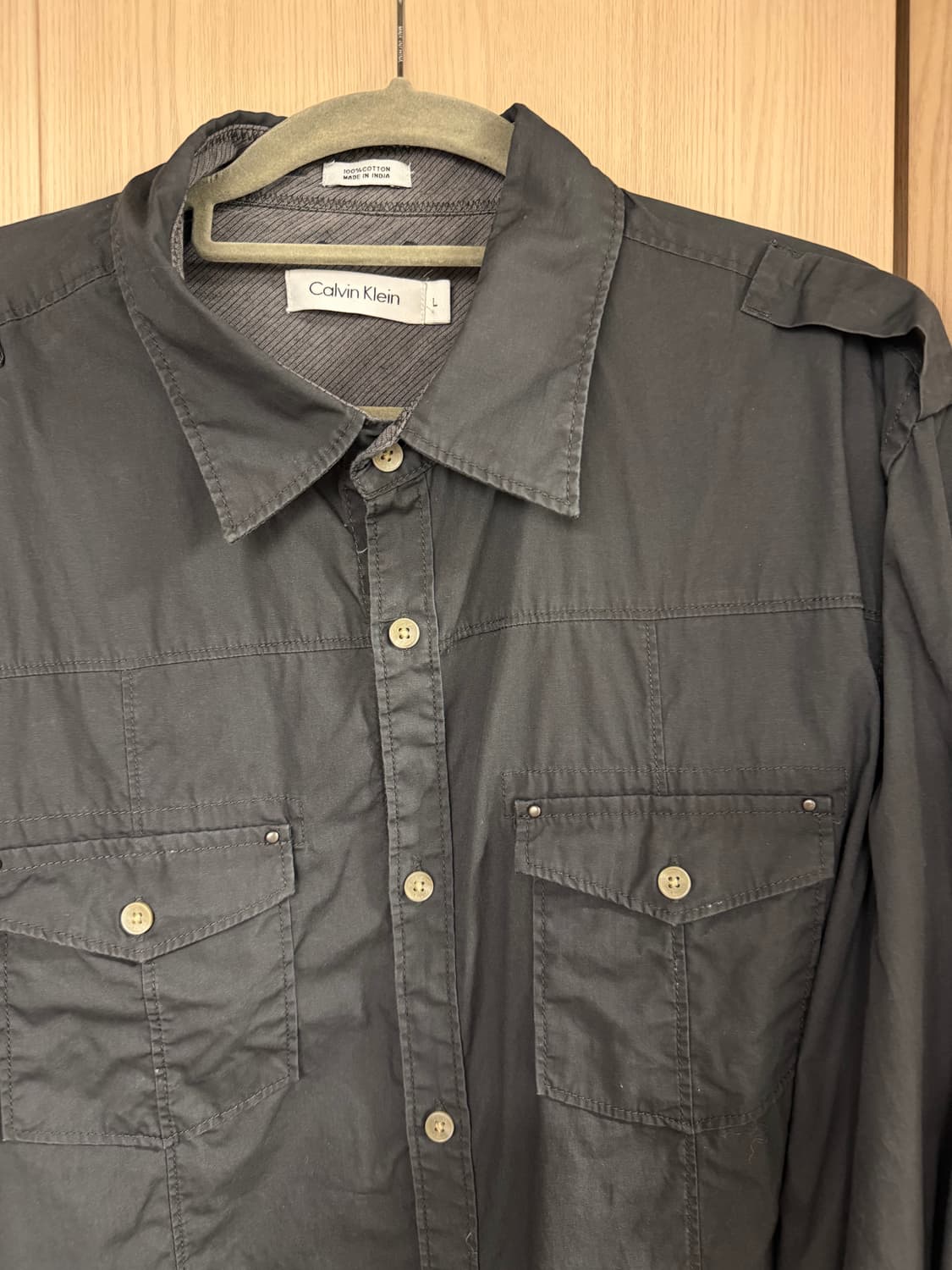 캘빈클라인 밀리터리 셔츠 상품이미지2