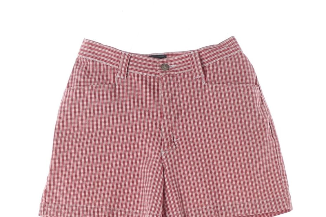 LEE 레드 깅엄 체크 숏 팬츠 상품이미지3