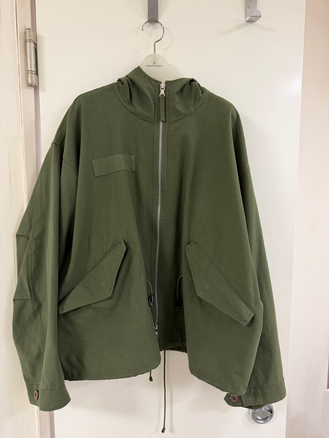 유니폼브릿지 카키색 하프 야상 M사이즈 상품이미지1