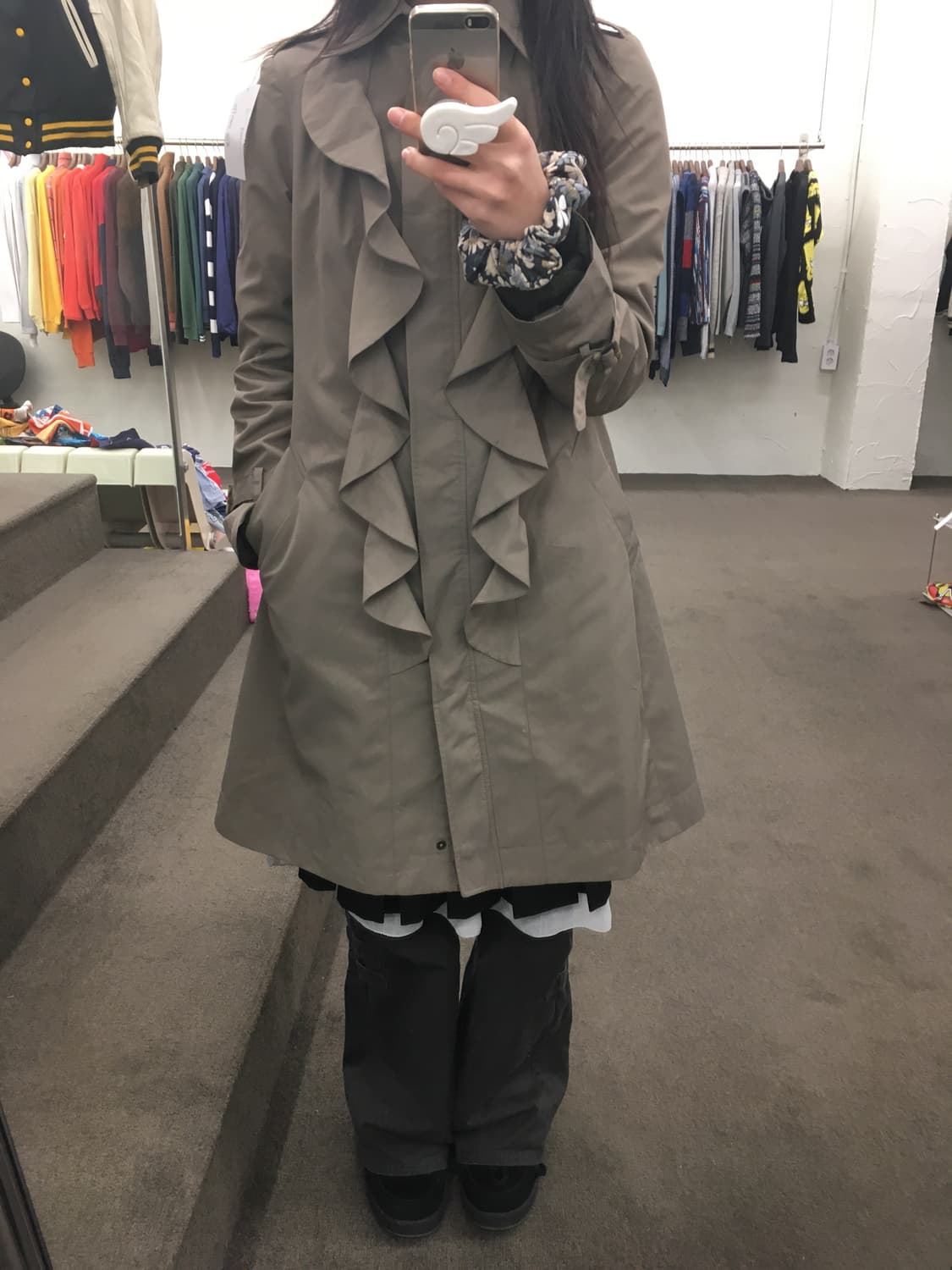 아츠로 타야마 프릴 코트 상품이미지10