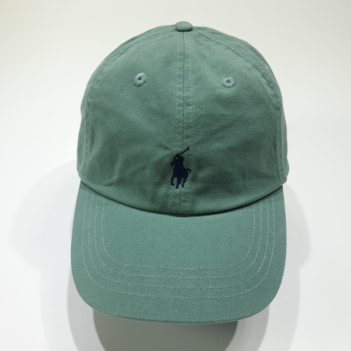 CL490 폴로 다크네이비 자수 세이지그린 볼캡 모자 상품이미지3