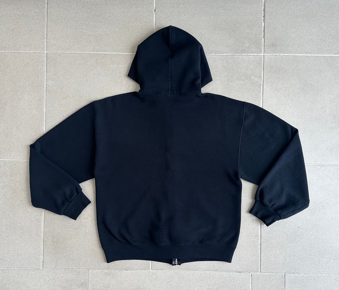 빈티지 러셀 후드집업 블랙 M 상품이미지2