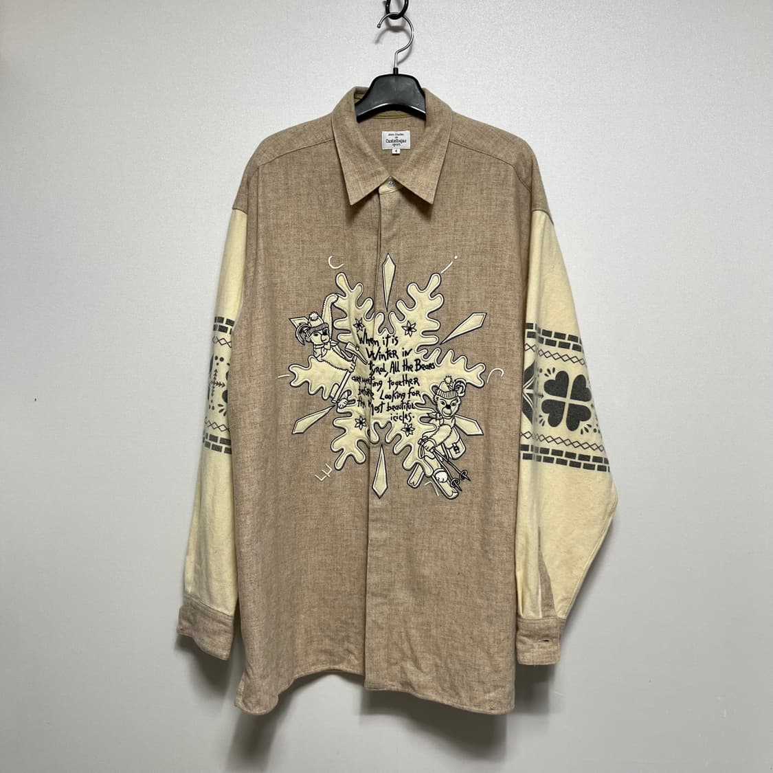 장 샤를 드 까스텔바작 빈티지 울 셔츠 자켓 4사이즈 상품이미지1