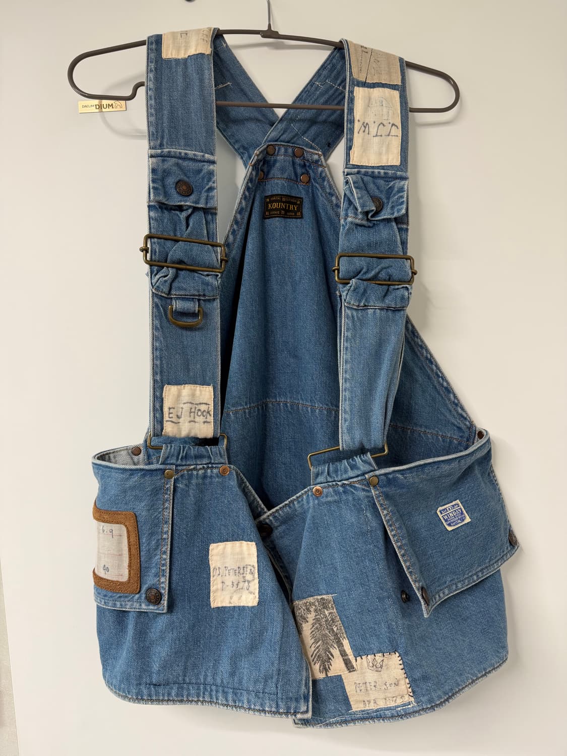 Kapital KOUNTRY 11.5oz 데님 피싱 베스트 Harbo 상품이미지1