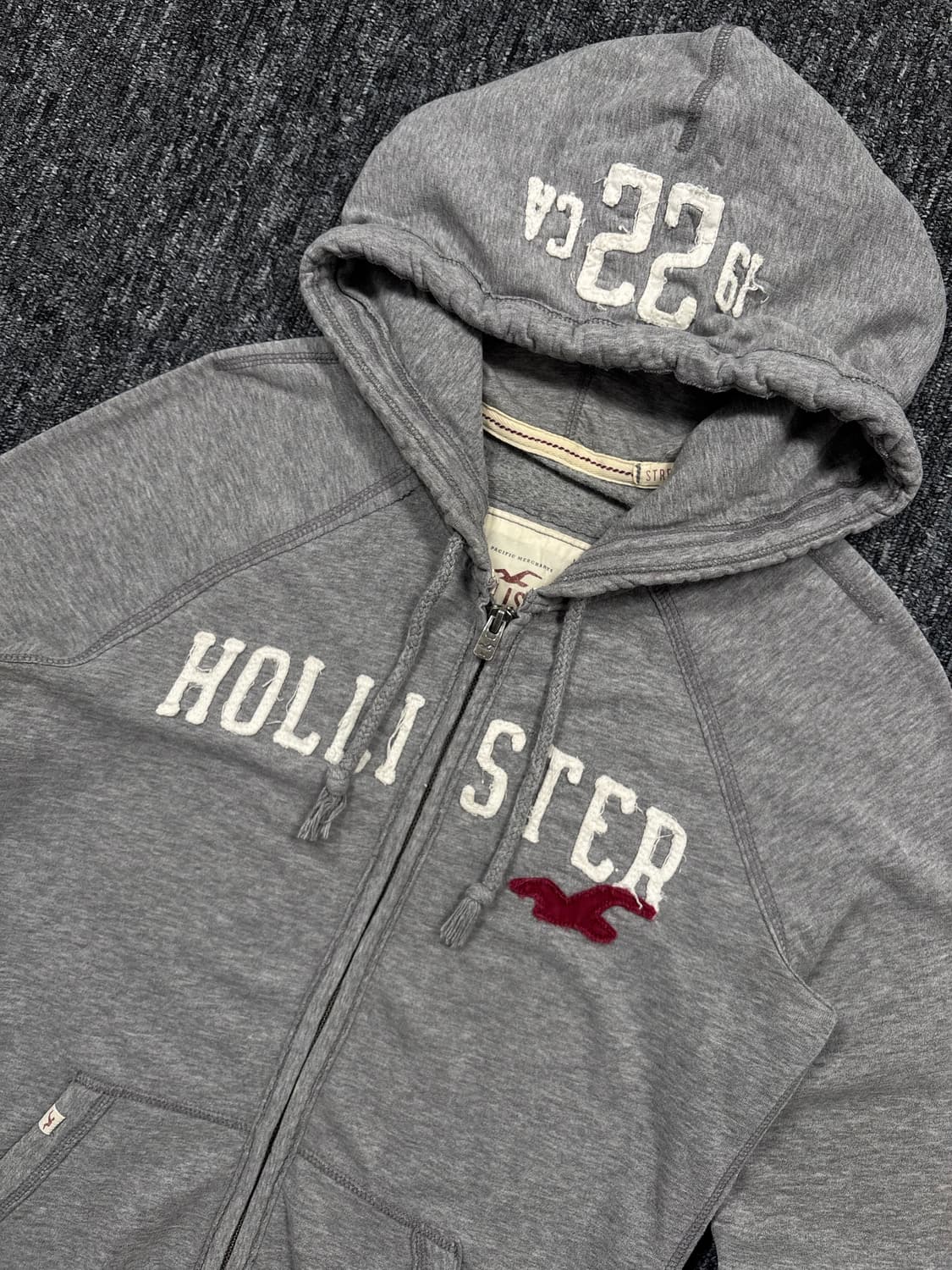 홀리스터 그레이 후드집업 상품이미지4