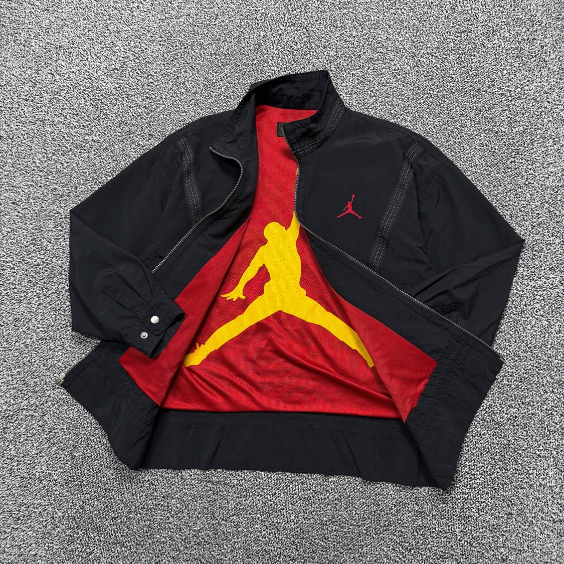 Name : 나이키 조던 점프맨 안감로고 올드스쿨 오버핏 바람막이 :) 상품이미지1