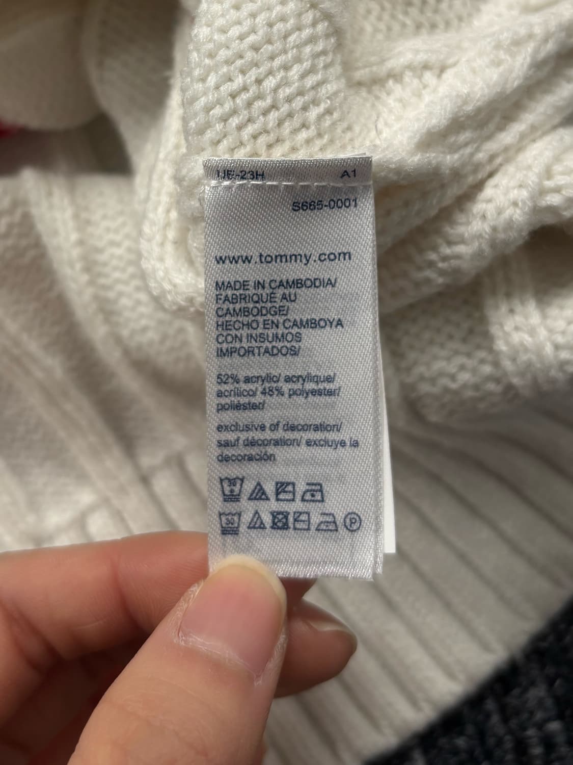 타미진스 크롭 꽈배기 니트 상품이미지6