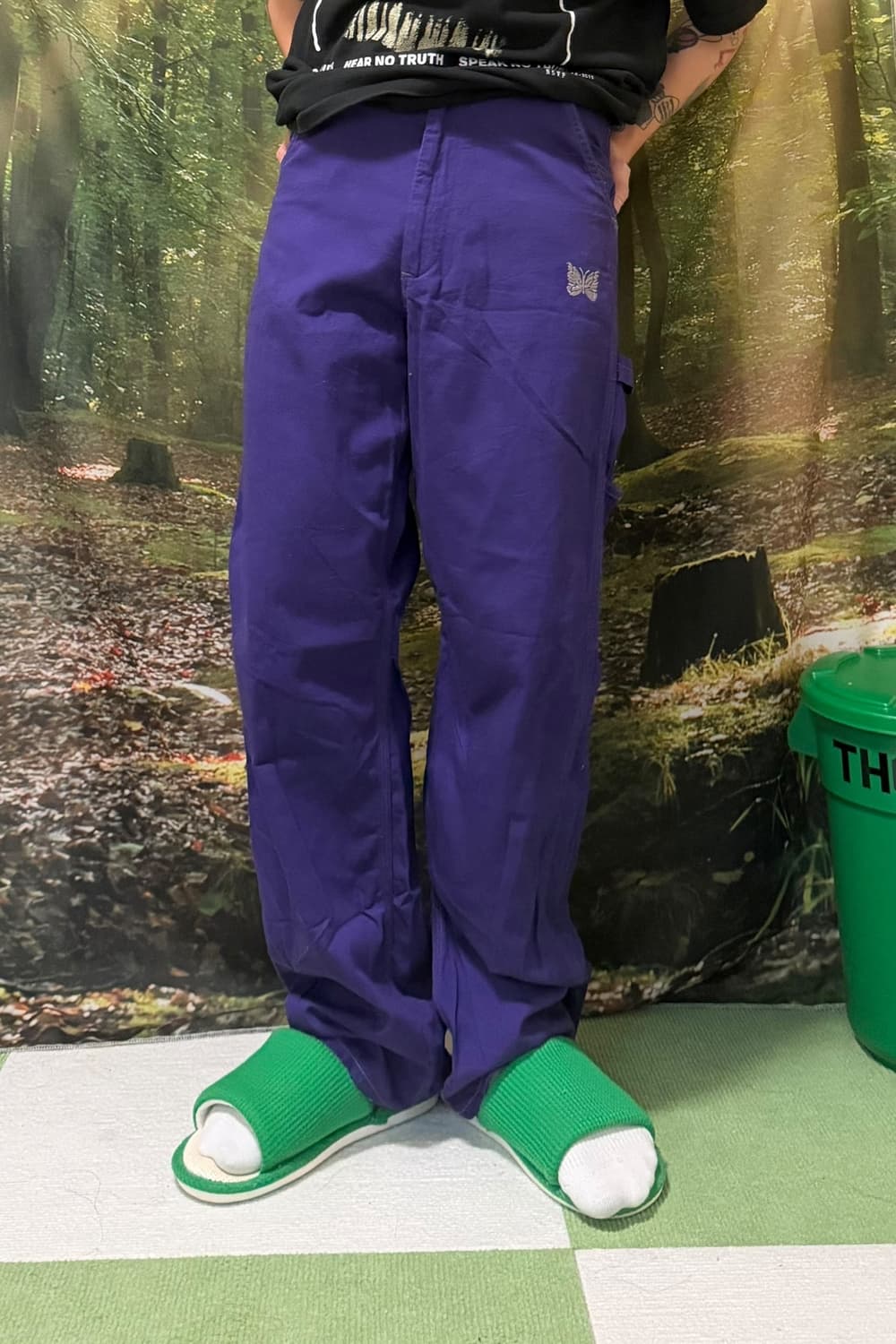 니들스 스미스 퍼플 빠삐용 카펜더 팬츠 상품이미지2