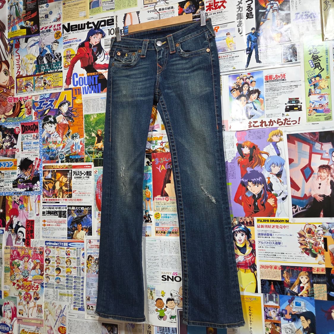 트루릴리전 베키 로우라이즈 데미지 데님 팬츠 상품이미지4