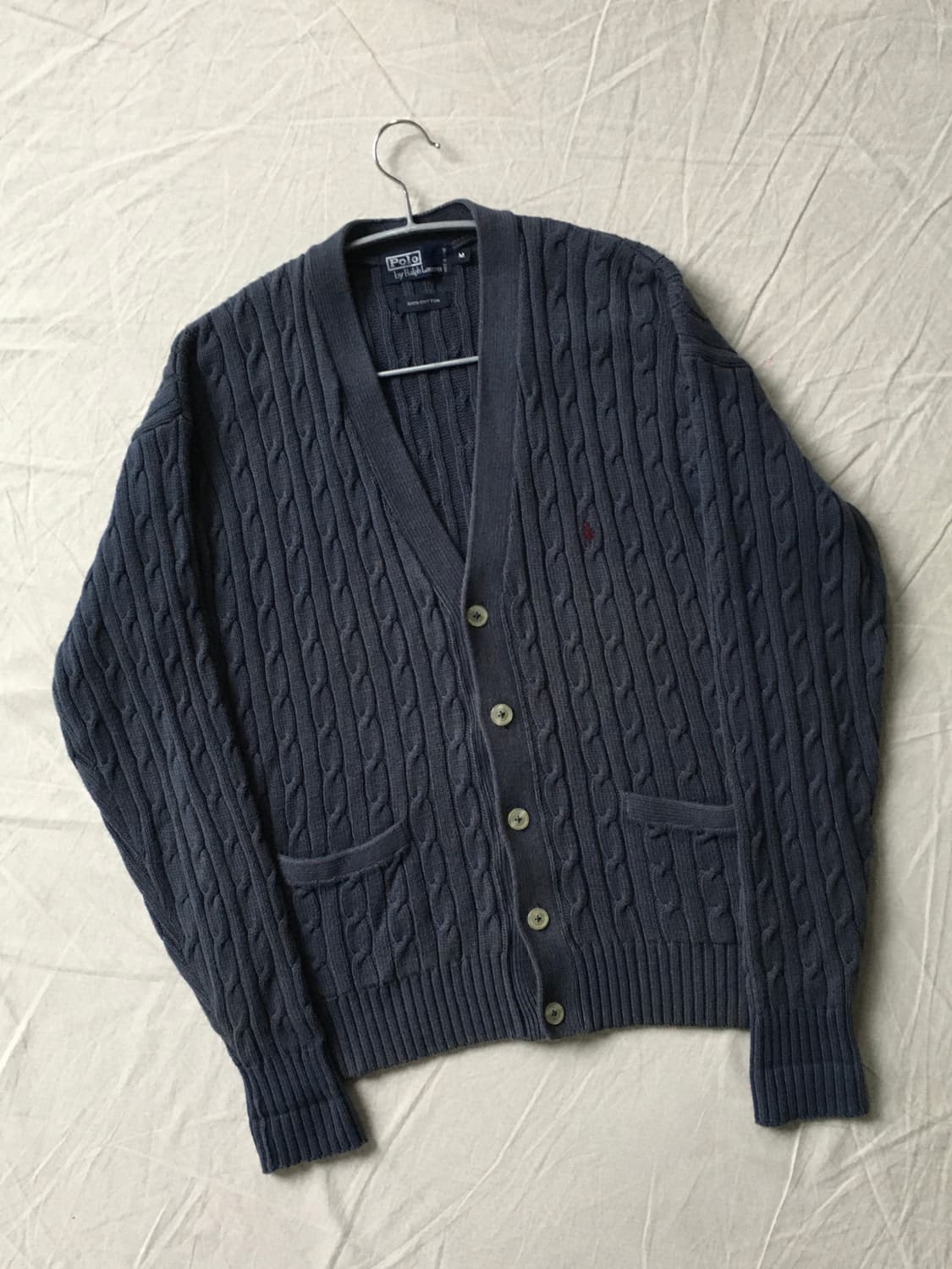 폴로 케이블 니트가디건 상품이미지3