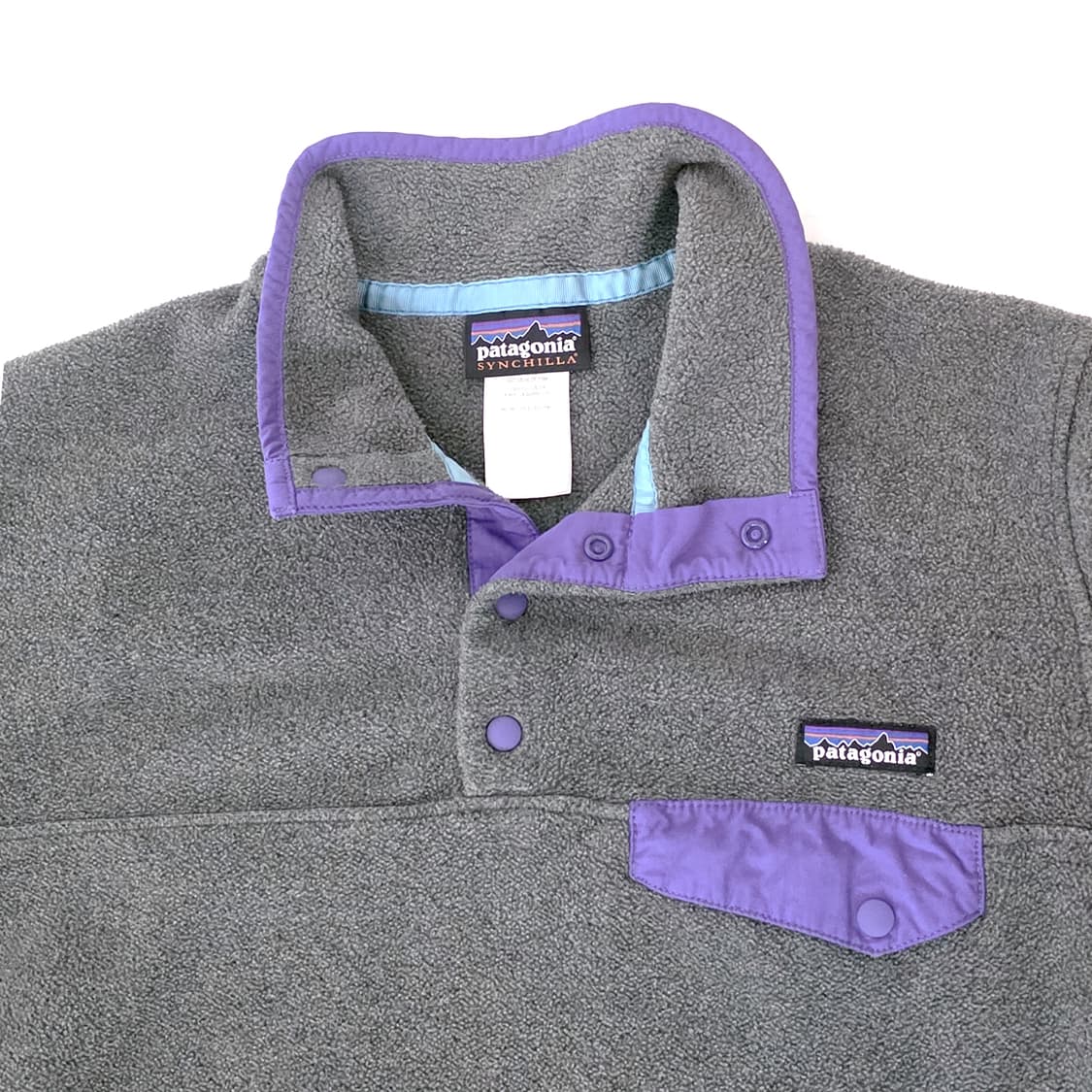 [W/M] 파타고니아 신칠라 스냅티 퍼플 그레이 상품이미지4