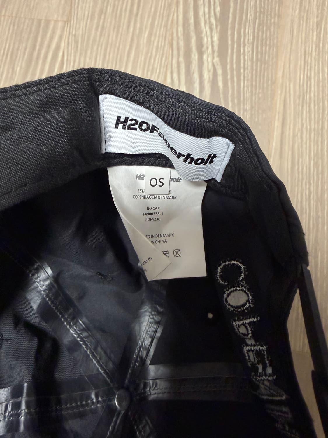 H20fagerholt cap 블랙 캡 팝니다 상품이미지6