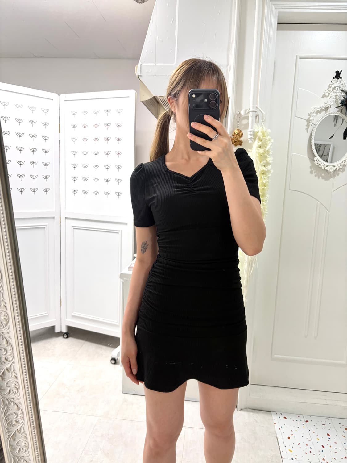 Shirred Dress 상품이미지4