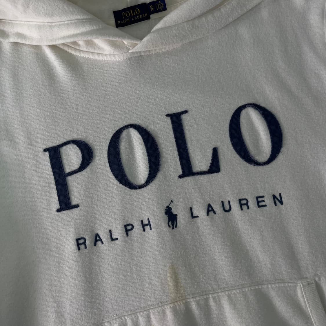 95 폴로랄프로렌 화이트 더블포니 후드티 상품이미지2