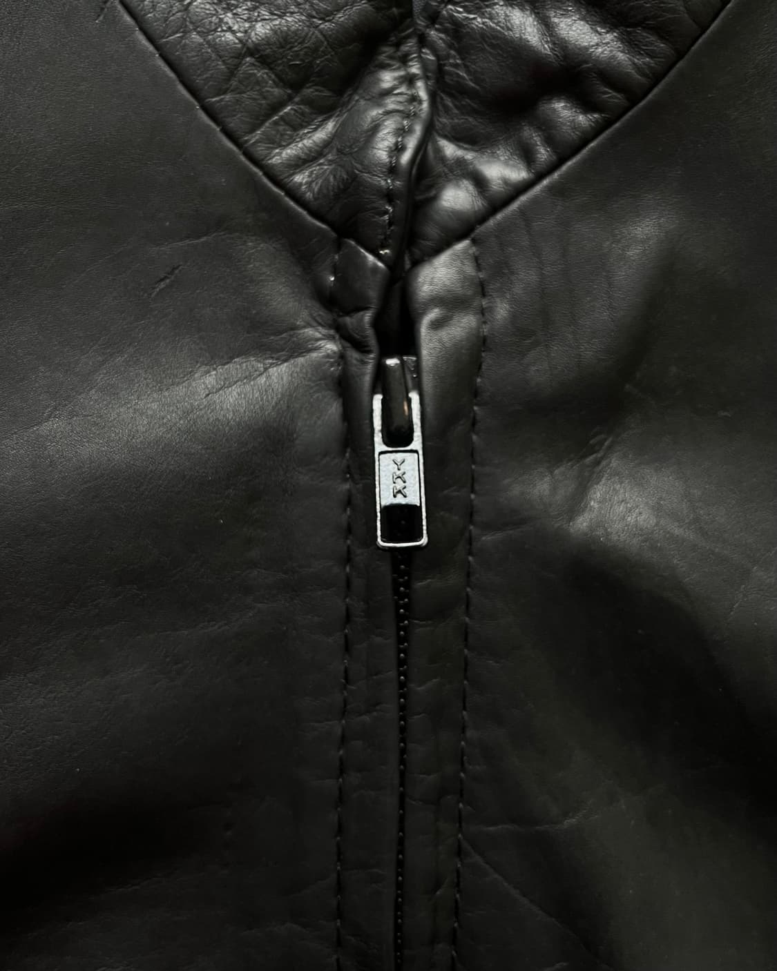 1980-90s Power Shoulder Leather Jacket 상품이미지6