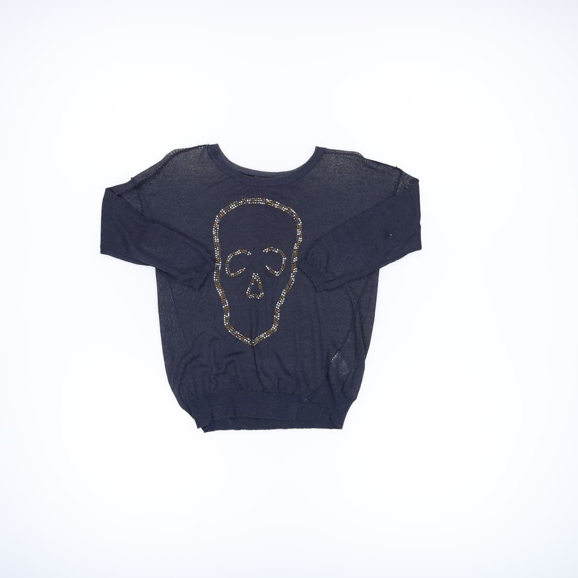 [M] 해골큐빅 여성 시스루니트  1211H1 상품이미지1