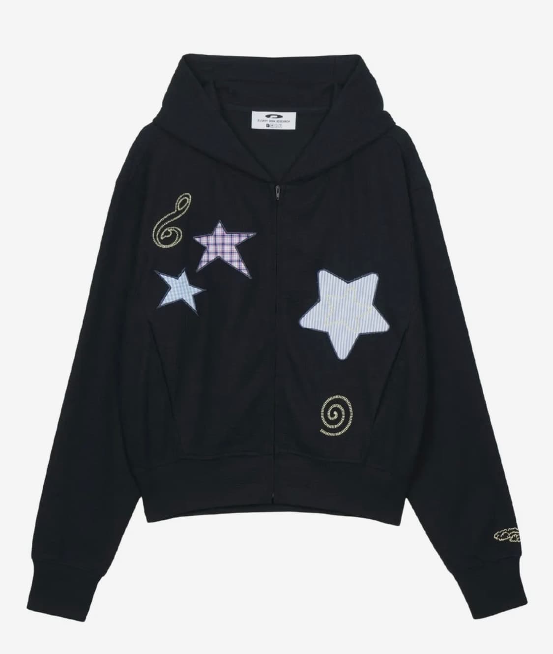 [FDR x HUHUEE] Waffle Applique Hood Zip 상품이미지2