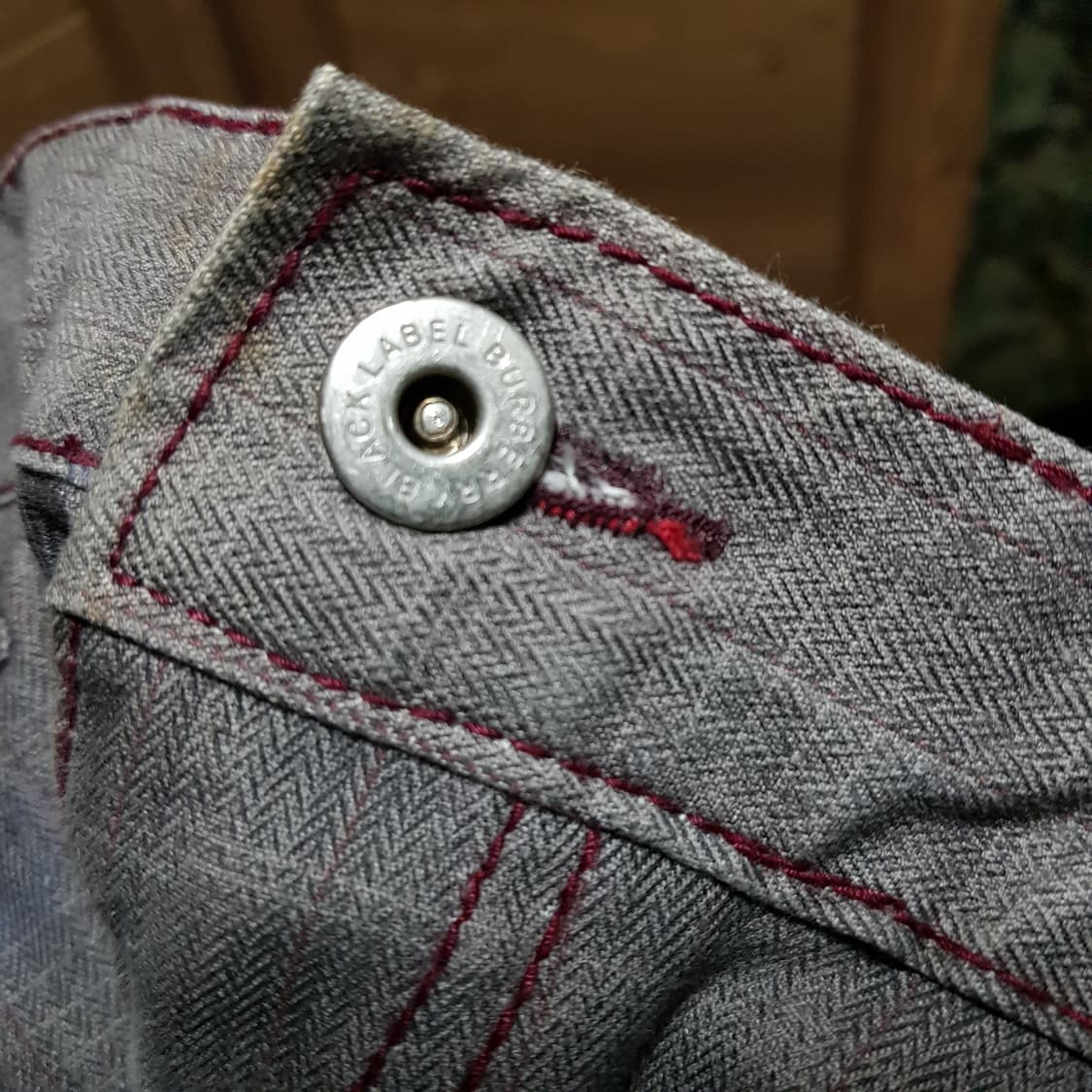 32/ 버버리 / 블랙라벨 일본판 / 정품 그레이 면팬츠/ 414-토5 상품이미지2