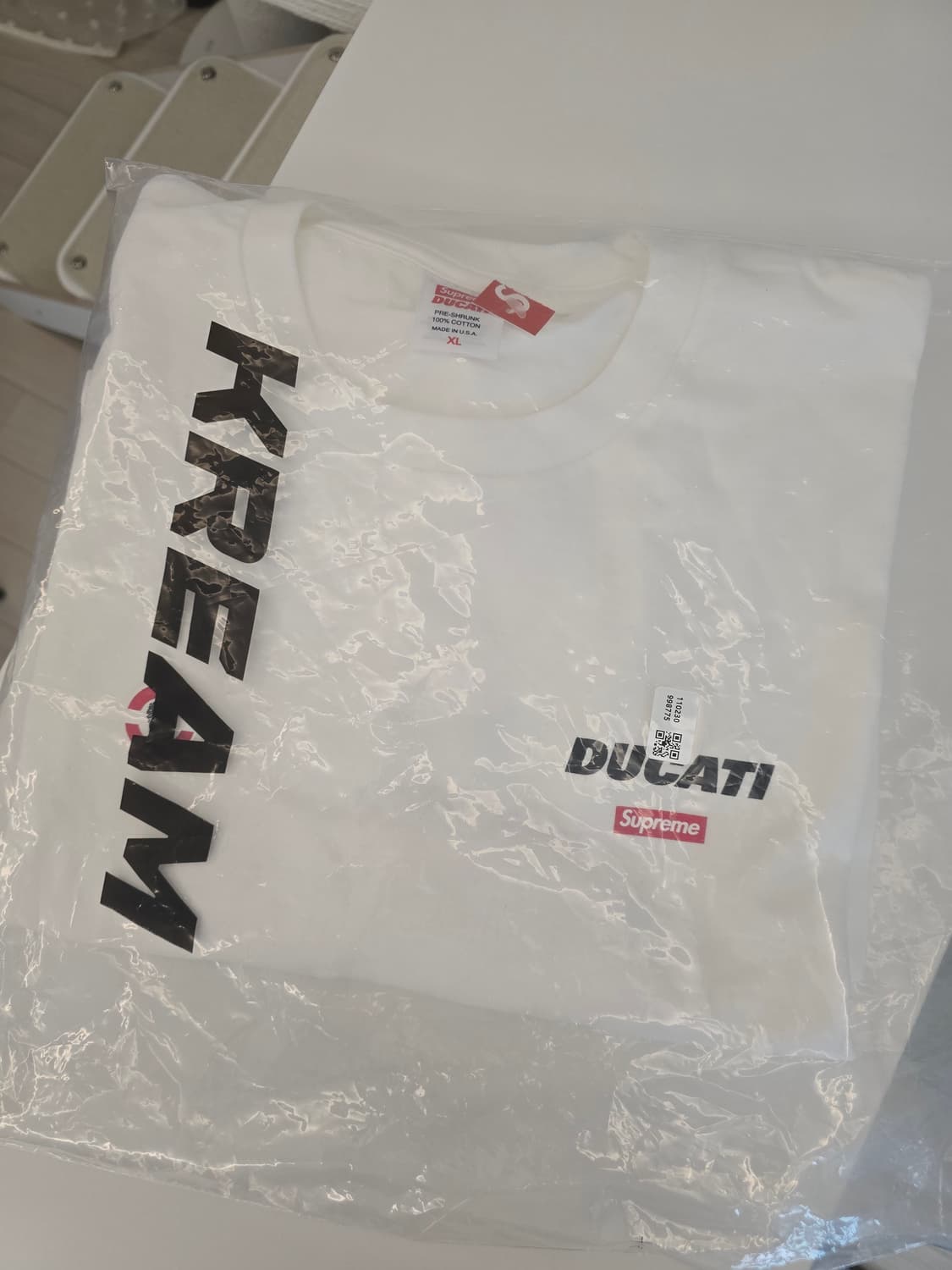 슈프림 두가티 박스로고 티셔츠 24ss XL 새제품 상품이미지4
