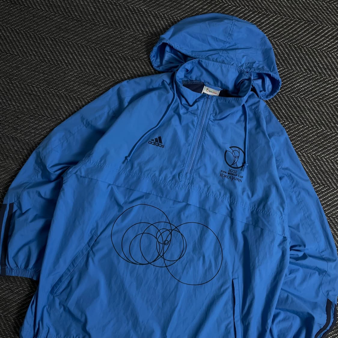 아디다스 2002 월드컵 빅로고 우븐 아노락 웜업 y 3117 상품이미지1