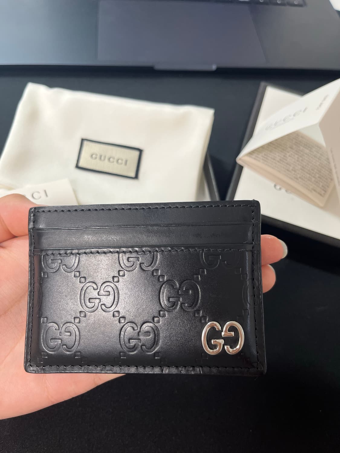 구찌 GG 시그니처 카드지갑 S급 풀박스 상품이미지4