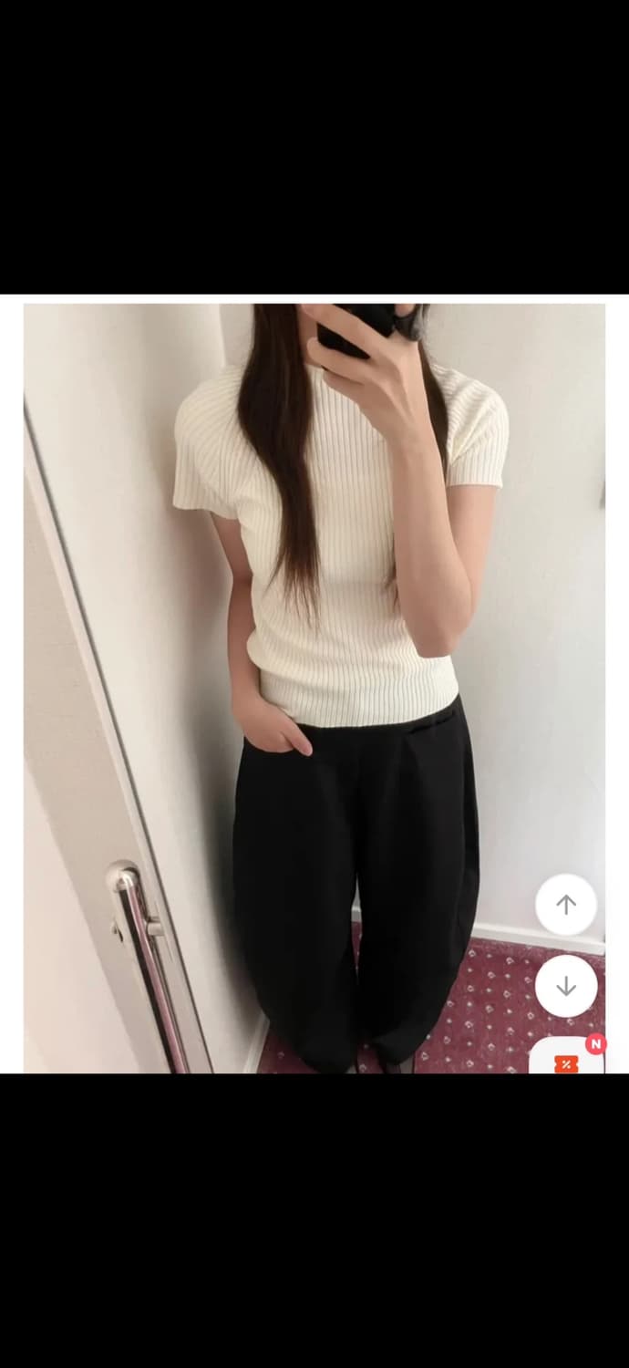 커브드 실키 슬랙스 상품이미지2