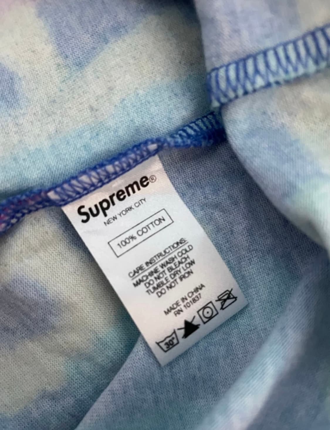 ‼️급처분‼️슈프림 S/S18 Letters LS Top 로얄 M 롱슬리 상품이미지4