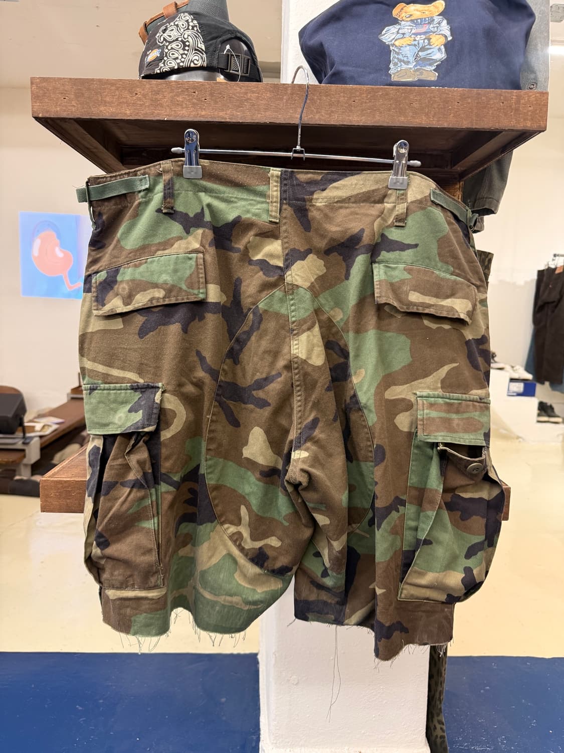 Military 밀리터리 우드랜드 커팅 반바지 상품이미지7