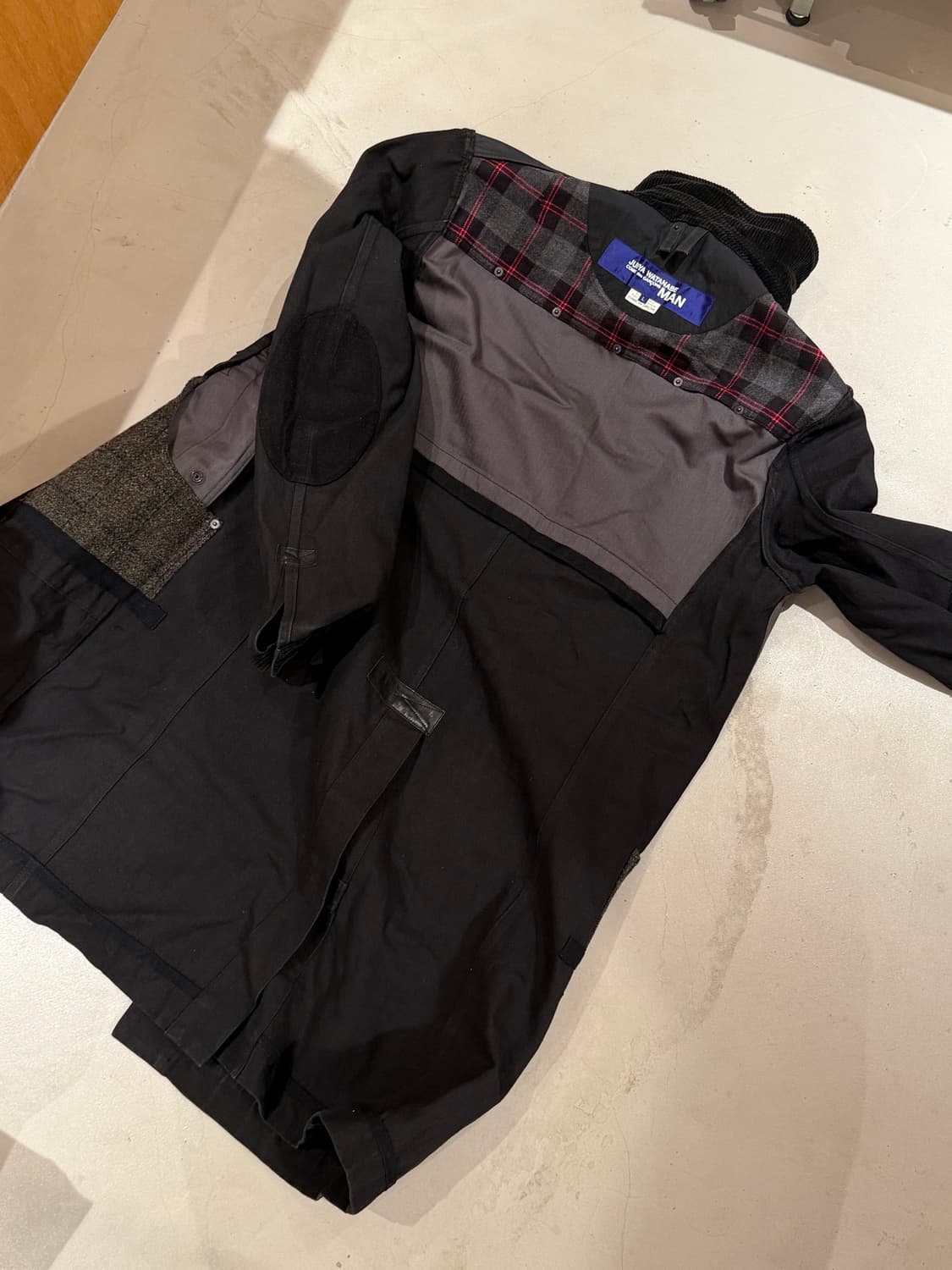 꼼데가르송 준야 와타나베 맨 블랙 코트 L 상품이미지2