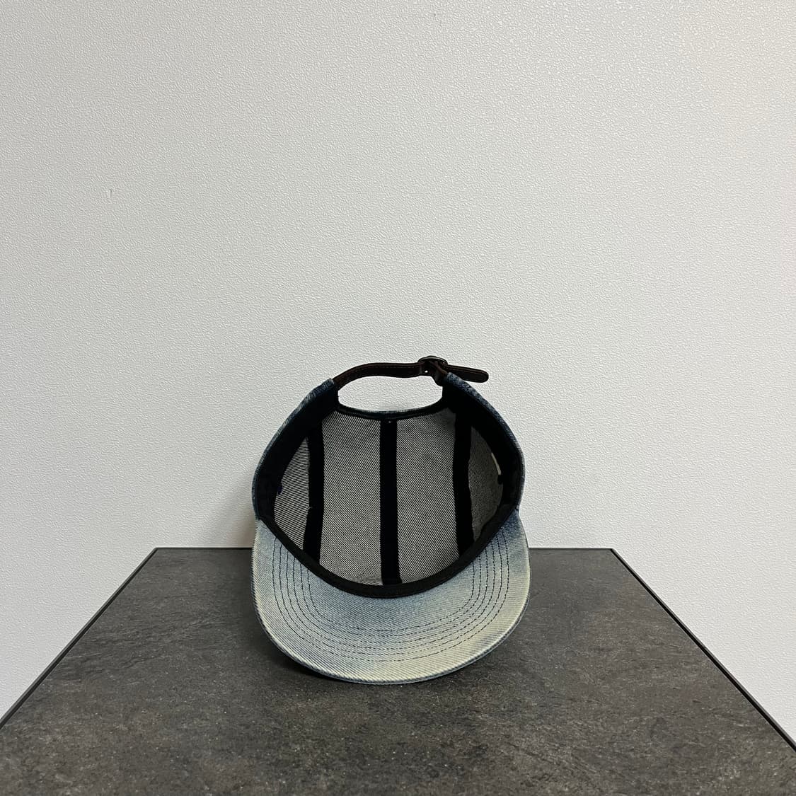 슈프림 24SS 워시드 더티 데님 박스로고 캠프캡 모자 상품이미지5