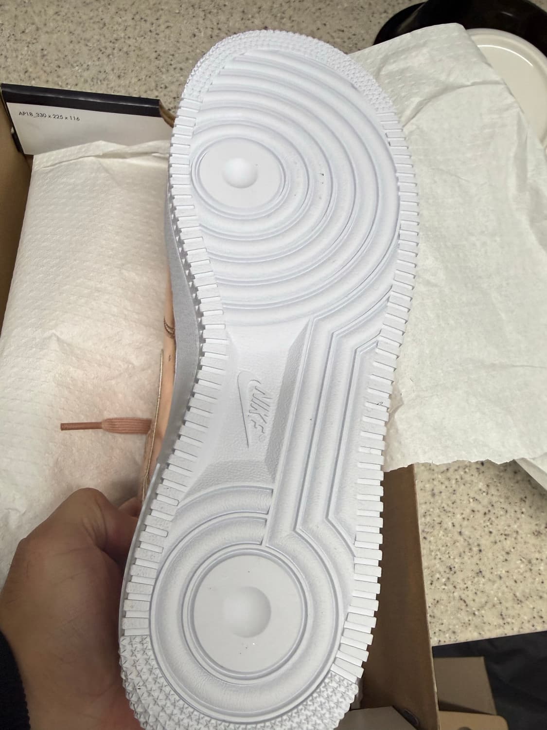 나이키 포스1 브론즈&골드로즈 285판매 상품이미지4