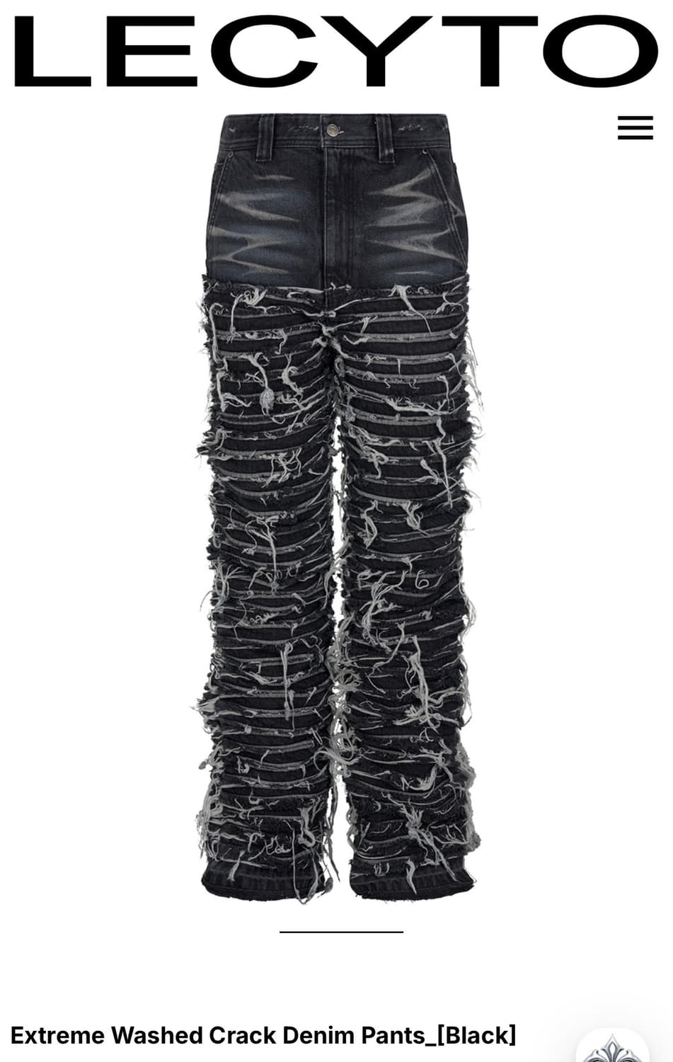 레씨토 데님 팬츠 s 상품이미지1