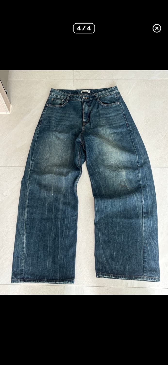 크랙 워싱 데님 상품이미지3