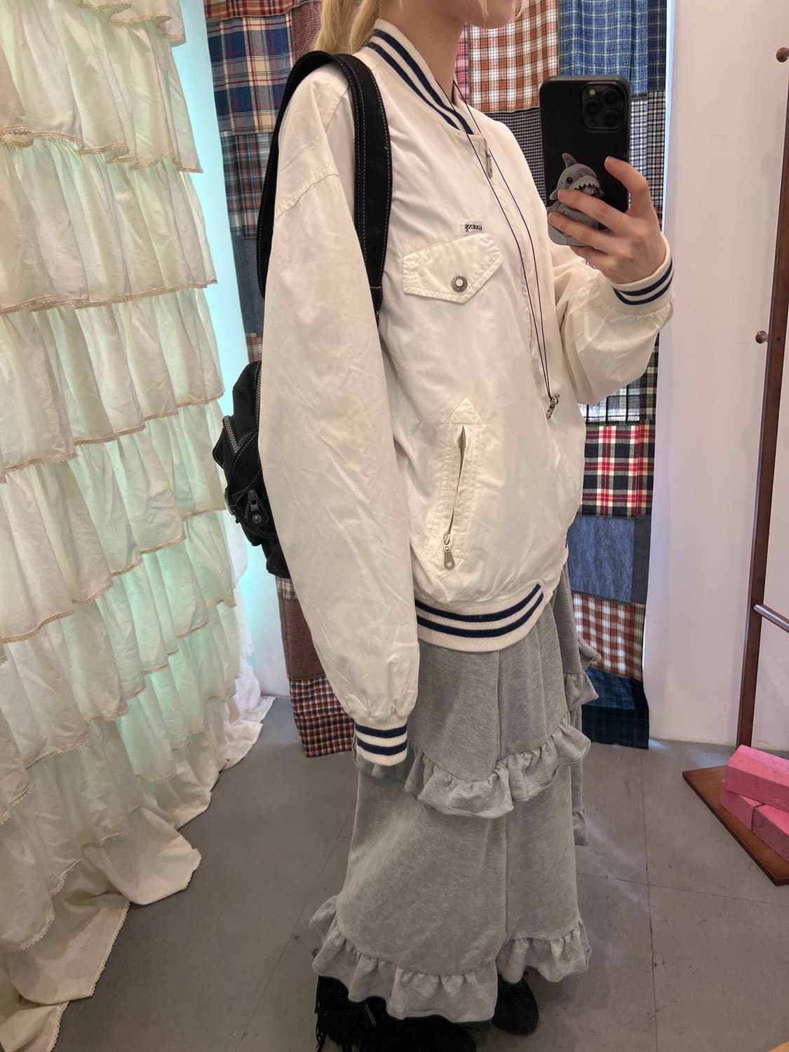 게스 90S 봄버 자켓 상품이미지3