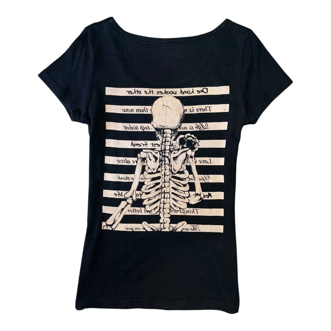 DIG DEEP 디그딥 해골프린팅 반팔티 펑크갸루y2k 상품이미지4