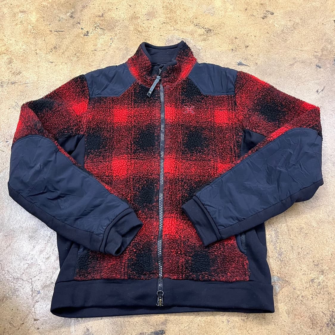 [정품/M] 몬츄라 체크 후리스 플리스 자켓 b14 상품이미지2